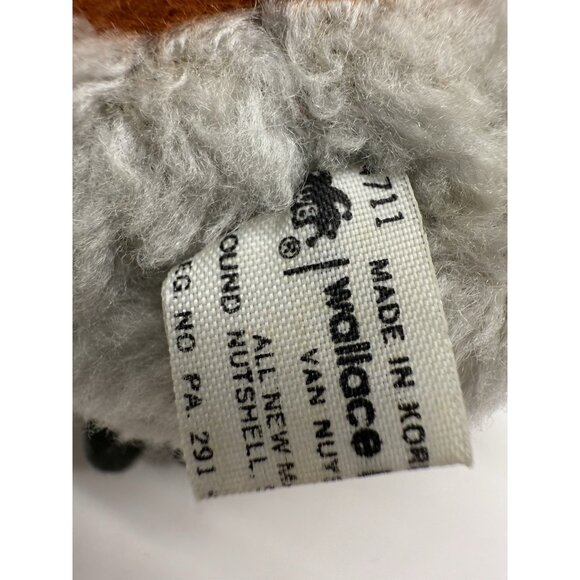 Vintage 1978 Wallace Berrie Sheriff Western Mouse Plush 5” Tall Nutshell Rare - Picture 6 of 12